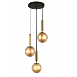 RAVENA LAMPA WISZĄCA    PND-2324-3A BRO+AMB   ITALUX